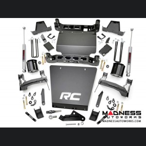 Chevy Silverado 1500 4WD Suspension Lift Kit w/ Cast Steel Control Arms & Premium N3 Shocks - 7" Lift